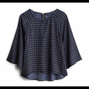 Papermoon Larie Crew Neck blouse, size Medium, NWT